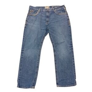 Ariat M5 Straight Fit Straight Leg Mens Jeans 42x32 Medium Wash Blue Denim